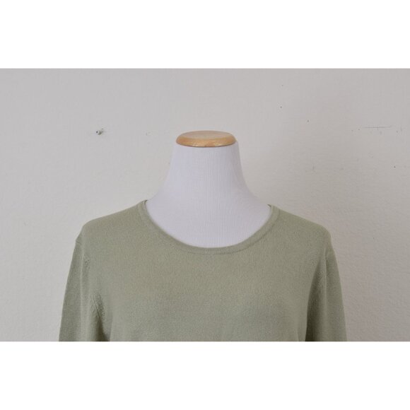Vintage 90s Sage Acrylic/Nylon/Spandex Light Sweater size L - Picture 7 of 10